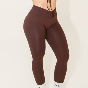 BuffBunny Chocolate Brown High-Waist Leggings
